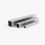 วมขนาดเหล็กกล่องกัลวาไนซ์ ตารางไซส์เหล็กกล่อง สเปค มอก. - Various sizes of Galvanized Square Steel Tubes showing dimensions and specifications for engineering