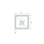 ขนาดเหล็กกล่อง 1x1 - aycontento