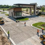 ไวร์เมช 7 มิล ปูถนนโครงการหมู่บ้านจัดสรร เหล็กเสริมคอนกรีตทำถนน รับแรงสั่นสะเทือนได้ดี