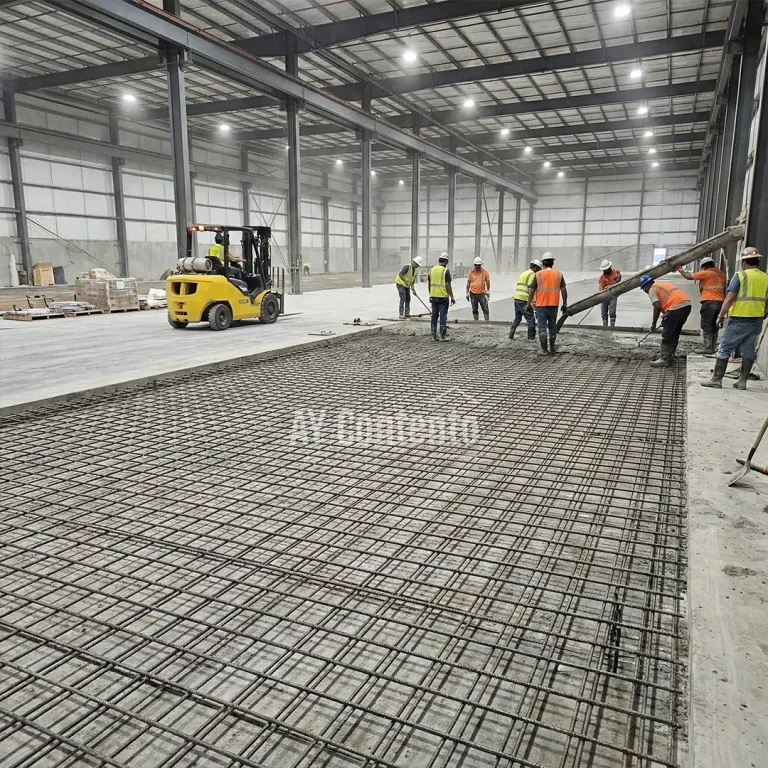 ไวร์เมช 8 มิล ข้ออ้อย ปูพื้นโรงงานอุตสาหกรรม รับน้ำหนักรถโฟล์คลิฟท์และเครื่องจักรหนัก