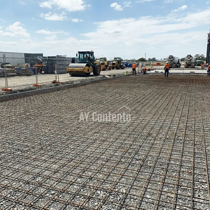 ไวร์เมช 9 มิล ปูถนนคอนกรีต โครงการก่อสร้างขนาดใหญ่ รับแรงกดอัดรถบดถนนและเครื่องจักรหนัก