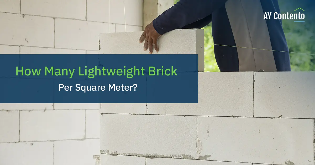 How many lightweight concrete blocks are needed per square meter? Calculate it easily yourself. Wondering how many lightweight concrete blocks are needed per square meter? The answer is 8.33 blocks (standard size). See how to calculate the area in detail, a size comparison table, and a formula for allowing for cutting and trimming, all here.