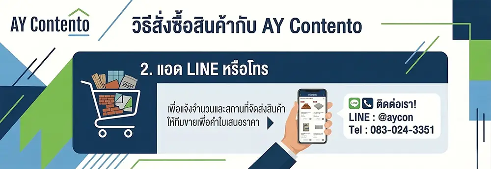 2. Add us on LINE or call us.